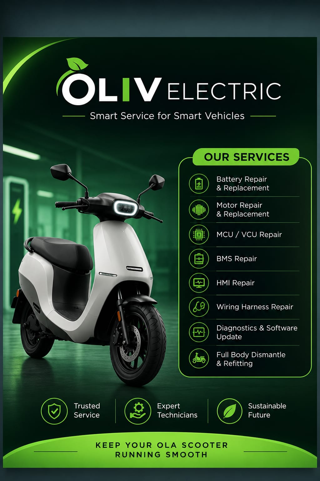 OLIV Electric EV Service